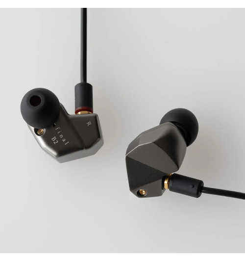 Final Audio B2 - Słuchawki dokanałowe IEM z wymiennym przewodem MMCX
