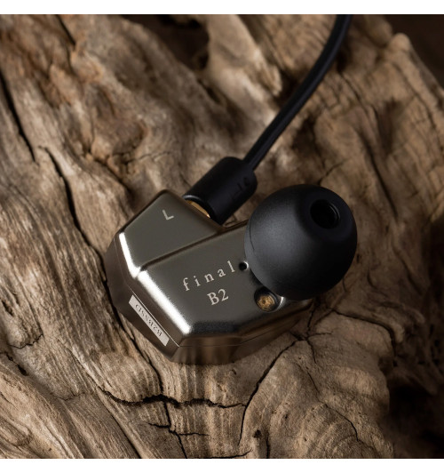 Final Audio B2 - Słuchawki dokanałowe IEM z wymiennym przewodem MMCX