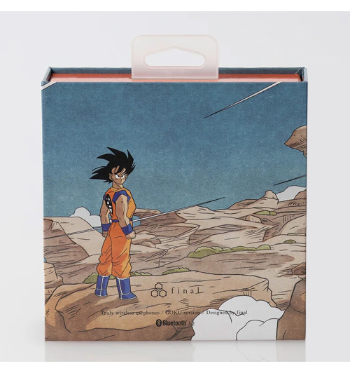 Final Audio x Dragon Ball Z Goku - Bezprzewodowe słuchawki dokanałowe TWS Bluetooth 5.2