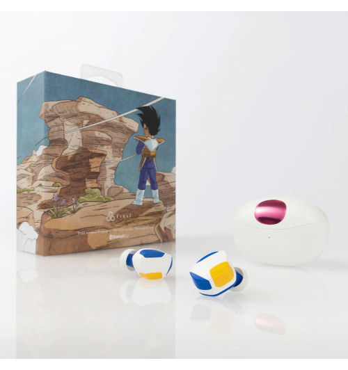 Final Audio x Dragon Ball Z Vegeta - Bezprzewodowe słuchawki dokanałowe TWS Bluetooth 5.2