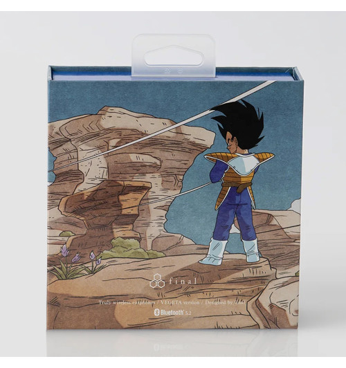 Final Audio x Dragon Ball Z Vegeta - Bezprzewodowe słuchawki dokanałowe TWS Bluetooth 5.2