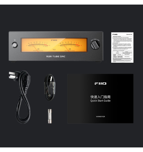 FiiO Warmer R2R - Przetwornik cyfrowo-analogowy DAC z buforem lampowym