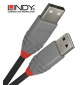Lindy 36693 kabel USB 2.0 A – A Anthra Line - 2 m