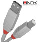 Lindy 36681 kabel USB 2.0 A – B Anthra Line szary - 0.5 m