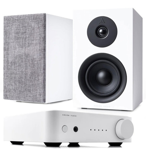 Argon Audio SA1 MK2 + Forus 4 - Zestaw stereo ze wzmacniaczem i kolumnami podstawkowymi