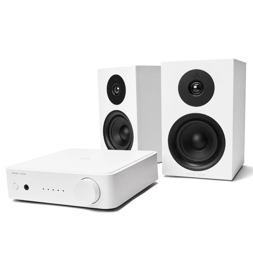 Argon Audio SA1 MK2 + Forus 4 - Zestaw stereo ze wzmacniaczem i kolumnami podstawkowymi