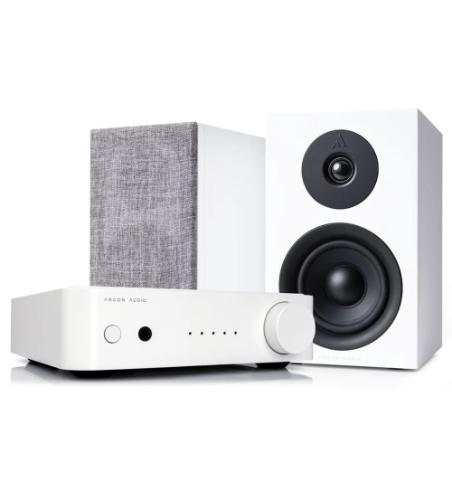 Argon Audio SA1 MK2 + Forus 4 - Zestaw stereo ze wzmacniaczem i kolumnami podstawkowymi