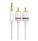 Argon Audio Essentials Classic Minijack - RCA - Kabel interkonekt audio stereo 3,5mm Jack do 2x RCA 5m