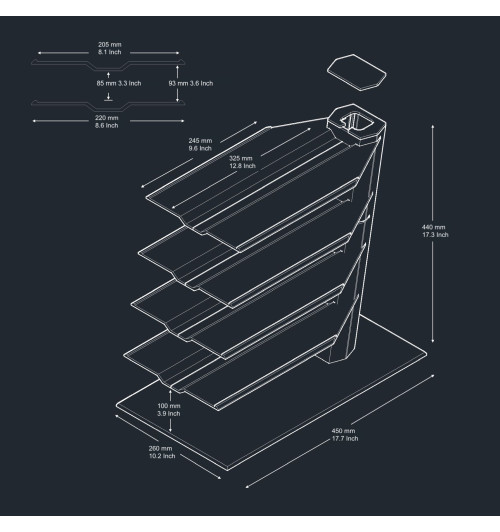 Burson Audio Mothership 02 - Stojak biurkowy na sprzęt audio High-End