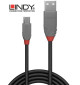 Lindy 36731 kabel USB 2.0 A – micro USB B Anthra Line  - 0.5 m