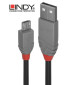 Lindy 36733 kabel USB 2.0 A – micro USB B Anthra Line  - 2 m