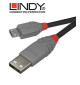 Lindy 36735 kabel USB 2.0 A – micro USB B Anthra Line  - 5 m