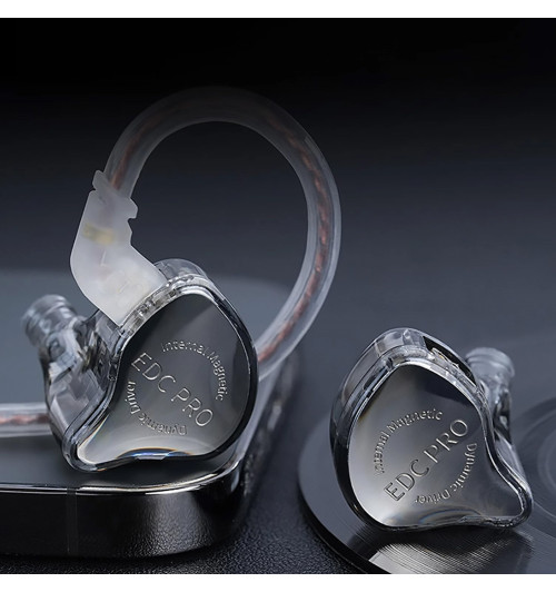 KZ EDC Pro - Profesjonalne słuchawki dokanałowe IEM