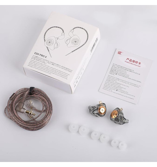 KZ EDX Pro X - Profesjonalne słuchawki dokanałowe IEM