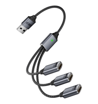 Adapter HUB USB 2.0 USB-A 1M x 3F - WireWay WW332502