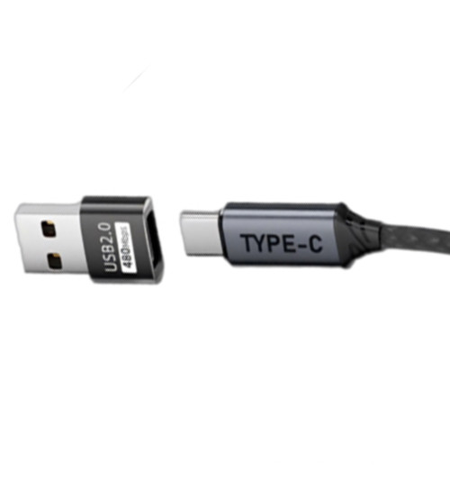 Adapter HUB USB 2.0 USB-C 1M x 3F + przejściówka USB C-A - WireWay WW332503