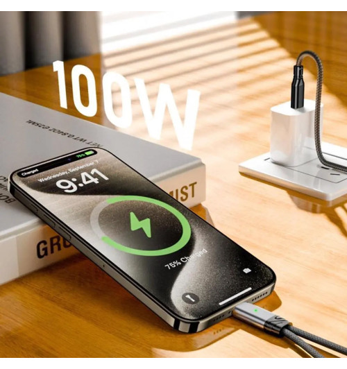 Adapter słuchawkowy USB-C do 3,5mm Jack + USB-C PD100W 20V/5A - WireWay WW332506