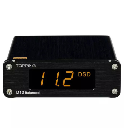 Topping D10 Balanced (D10B) - Zbalansowany przetwornik cyfrowo-analogowy DAC Hi-Res