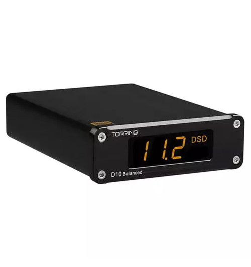 Topping D10 Balanced (D10B) - Zbalansowany przetwornik cyfrowo-analogowy DAC Hi-Res