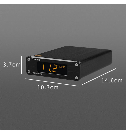 Topping D10 Balanced (D10B) - Zbalansowany przetwornik cyfrowo-analogowy DAC Hi-Res