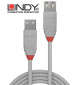 Lindy 36712 przedłużacz USB A 2.0 Anthra Line szary - 1 m