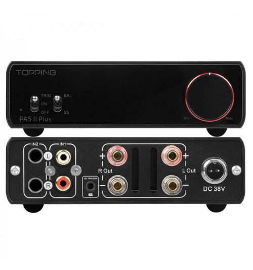 Topping PA5 II PLUS - Kompaktowy zbalansowany wzmacniacz stereo