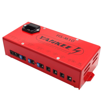 Yankee HS-M10 - Profesjonalny zasilacz do efektów gitarowych z 8 sekcjami, SAG + USB