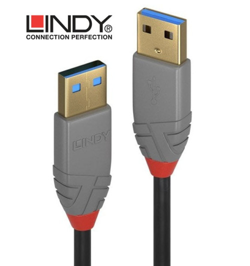 Lindy 36751 kabel USB 3.0 A – A Anthra Line  - 1 m