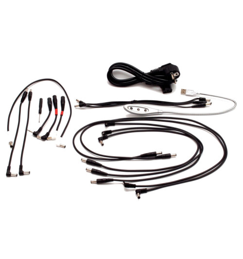 Yankee HS-M10 - Profesjonalny zasilacz do efektów gitarowych z 8 sekcjami, SAG + USB