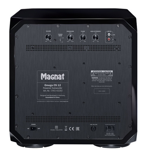 Magnat Omega CS 12 - Subwoofer aktywny 12" do kina domowego
