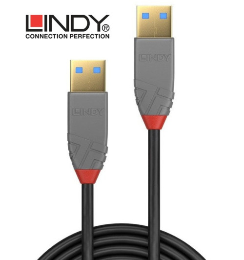 Lindy 36752 kabel USB 3.0 A – A Anthra Line  - 2 m