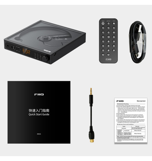 FiiO DM15 R2R - Przenośny odtwarzacz CD z Bluetooth 5.4