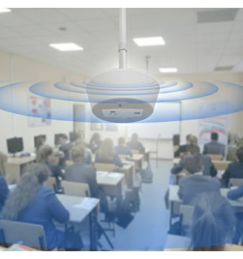 Tonsil PS410A - Wiszący aktywny głośnik sufitowy Bluetooth 360° iTeach 4x10W + mikrofon bezprzewodowy