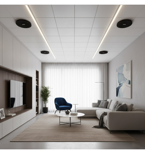 Tonsil ZGSU 16/2-DR Czarny - Wodoodporny głośnik sufitowy