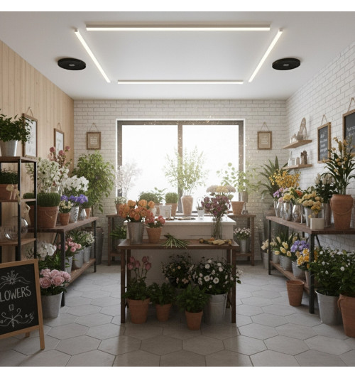 Tonsil ZGSU 16/2-DR Czarny - Wodoodporny głośnik sufitowy