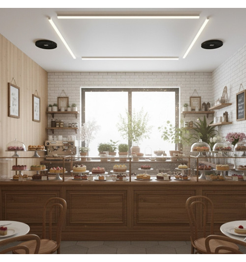 Tonsil ZGSU 16/2-DR Czarny - Wodoodporny głośnik sufitowy