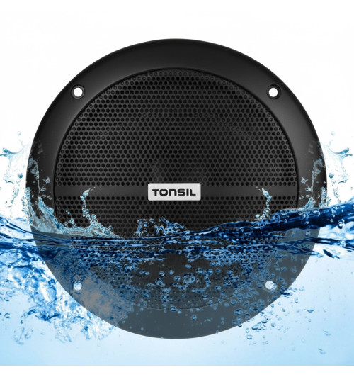 Tonsil ZGSU 13/2-DR Czarny - Wodoodporny głośnik sufitowy