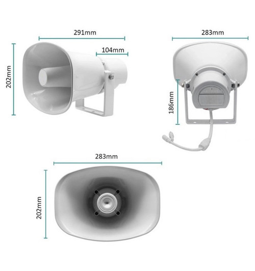 Tonsil GZT30 Aktiv - Aktywny głośnik tubowy zewnętrzny