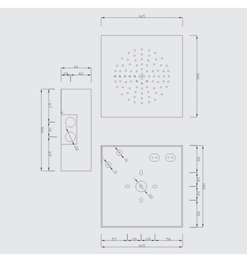 Tonsil ZGSW 501T - Głośnik natynkowy ścienny / sufitowy 100V