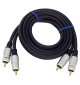 Prolink NB 427 Navy Blue - Kabel interkonekt stereo audio 2x RCA - 2x RCA