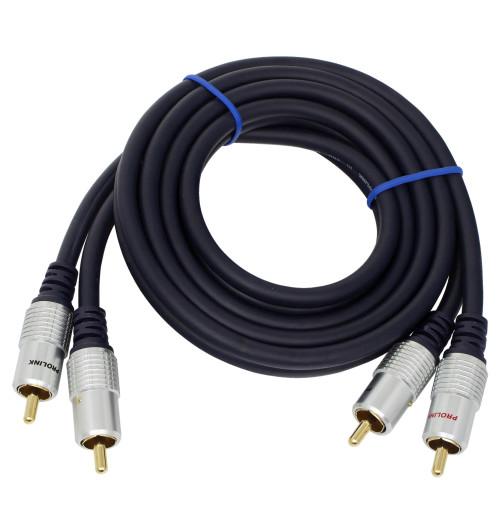 Prolink NB 427 Navy Blue - Kabel interkonekt stereo audio 2x RCA - 2x RCA