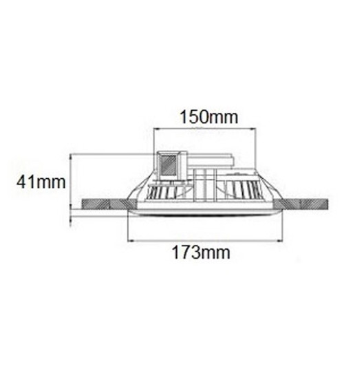Tonsil ZGSU 18T - Głośnik instalacyjny sufitowy 70V / 100V