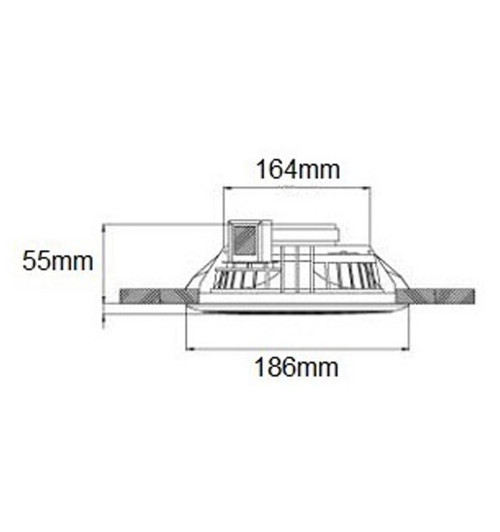 Tonsil ZGSU 20T - Głośnik instalacyjny sufitowy 70V / 100V
