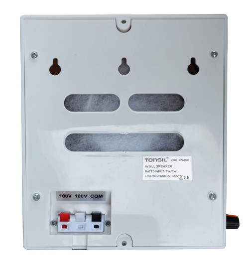 Tonsil ZGR 8/120 - Głośnik natynkowy ścienny z regulacją 100V / 8 Ohm