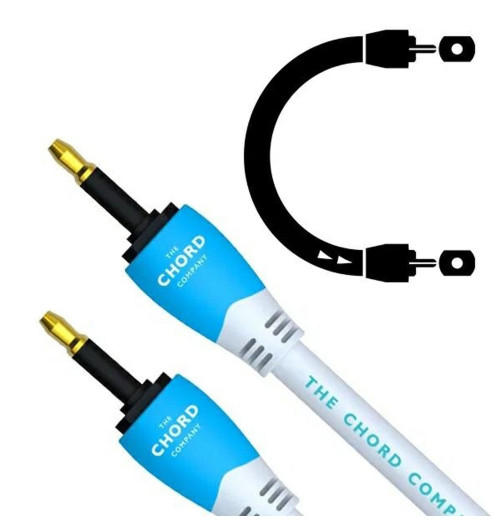 Chord Company C-Lite mini-jack - Kabel cyfrowy optyczny interkonekt audio 3,5mm Jack 0,3m