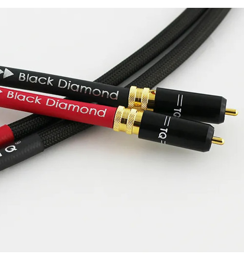 Tellurium Q Black Diamond RCA - Para kabli interkonekt audio RCA - RCA