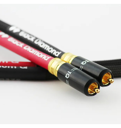 Tellurium Q Black Diamond RCA - Para kabli interkonekt audio RCA - RCA