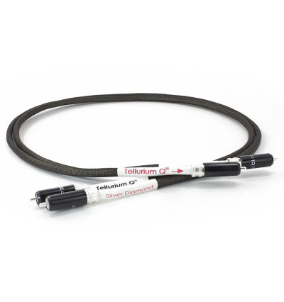 Tellurium Q Silver Diamond RCA - Para kabli interkonekt audio RCA - RCA