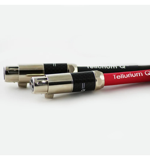 Tellurium Q Black Diamond XLR - Para zbalansowanych kabli interkonekt audio XLR - XLR