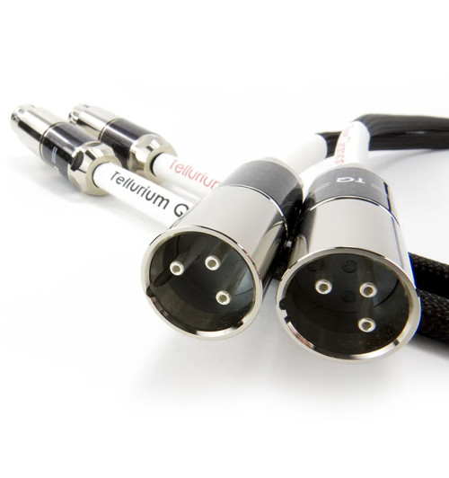 Tellurium Q Silver Diamond XLR - Para zbalansowanych kabli interkonekt audio XLR - XLR